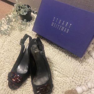 Stuart Weitzman sandal - 7 - black